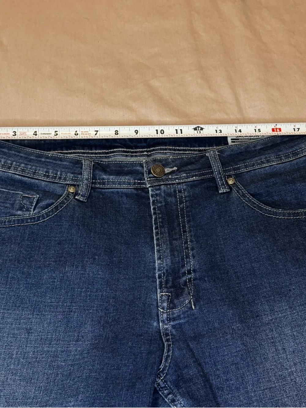 Buffalo David Bitton Jackson-X Straight Stretch Jeans 36x32 Dark Wash - Picture 9 of 11